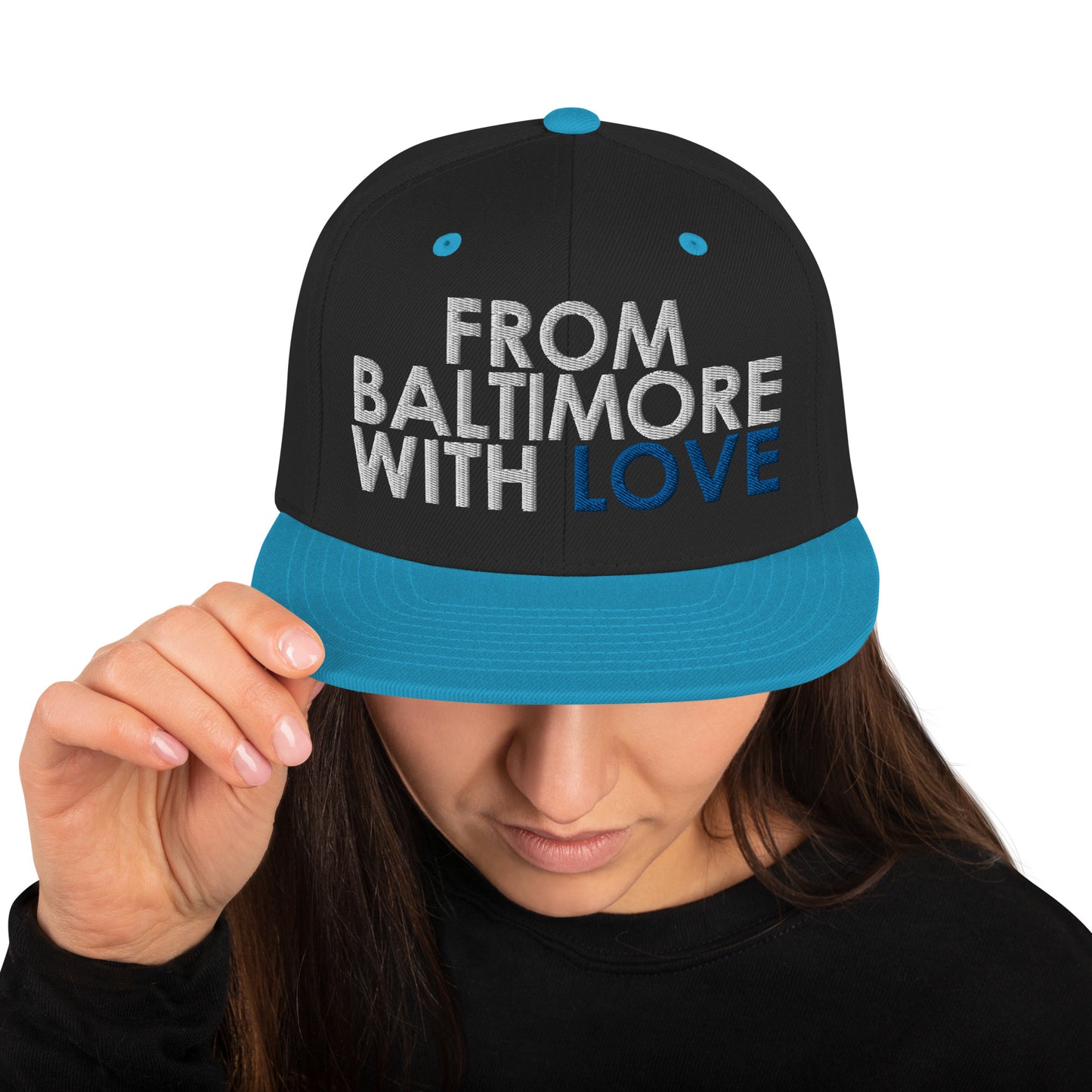 BLUE SNAPBACK HAT - From Baltimore With Love™