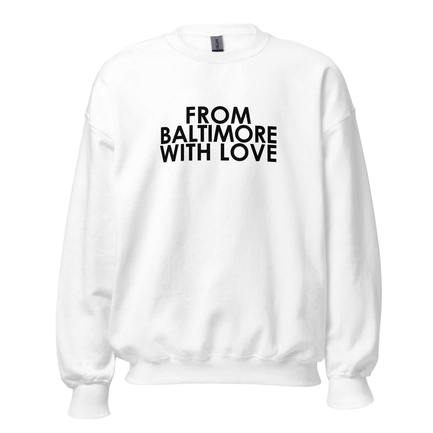 WHITE LOVE CREWNECK - From Baltimore With Love™
