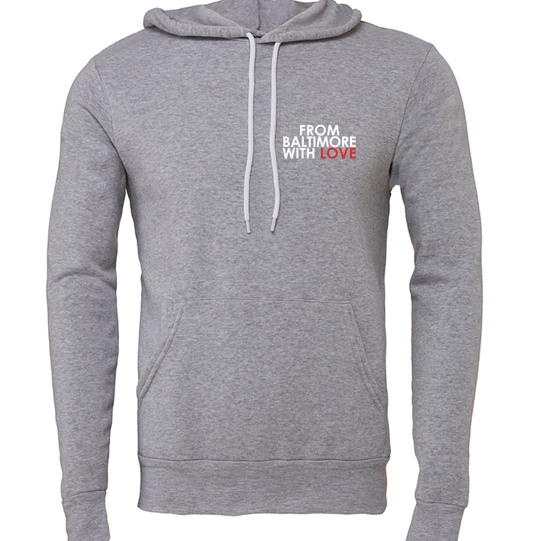 From Baltimore With Love "Heart Side" Logo Hoodie