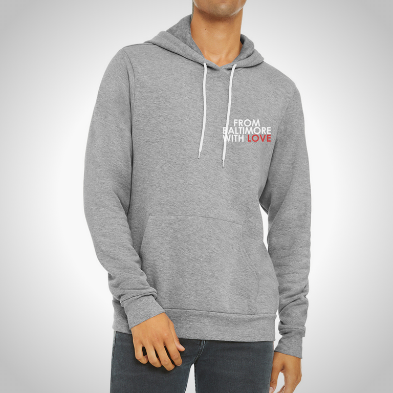 From Baltimore With Love "Heart Side" Logo Hoodie