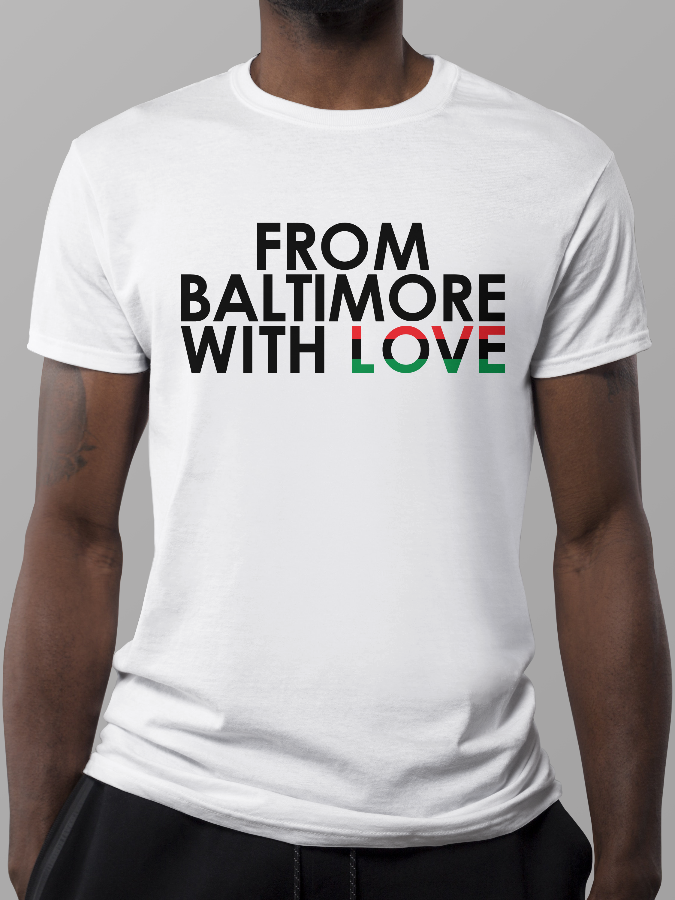 From Baltimore With Love SS T-shirt - RED line