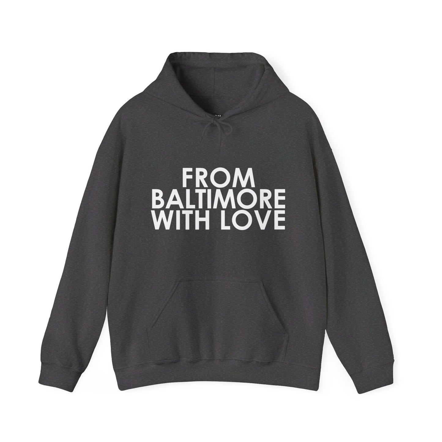 BLACK/WHITE LOVE HOODIE - SPRING EDITION