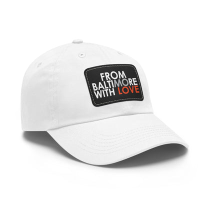 MO Love Dad Hat with Leather Patch (Rectangle)