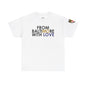 Ravens T-shirt White- Purple Love