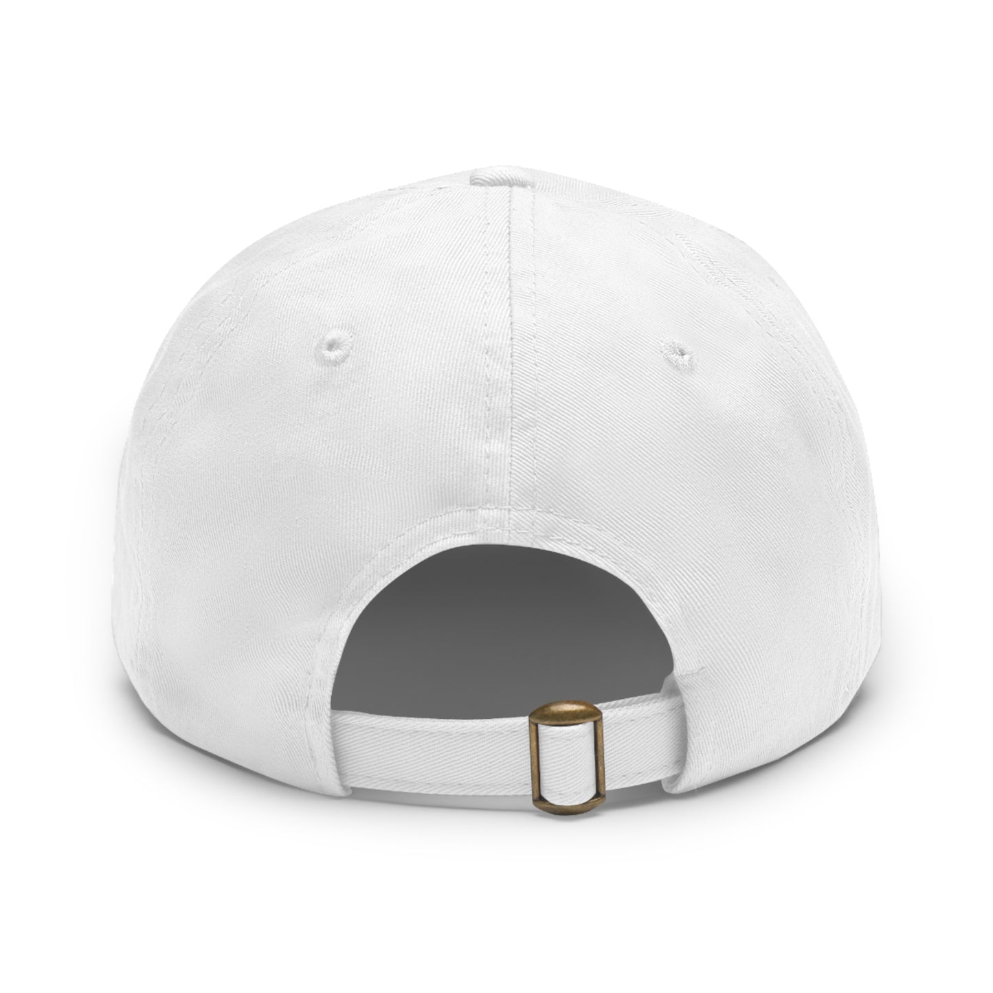 MO Love Dad Hat with Leather Patch (Round)