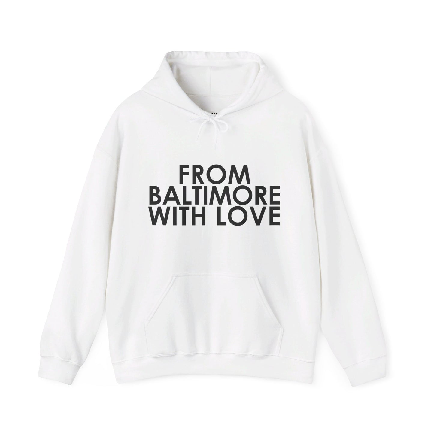 BLACK/WHITE LOVE HOODIE - SPRING EDITION