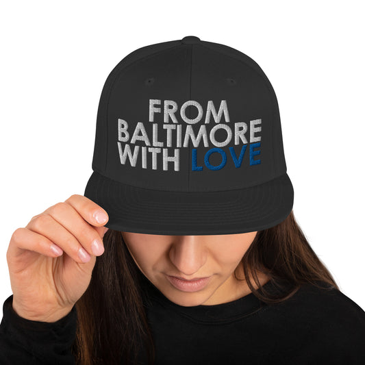 BLUE SNAPBACK HAT - From Baltimore With Love™