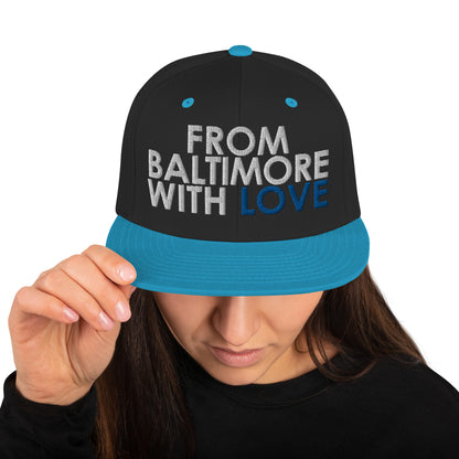 BLUE SNAPBACK HAT - From Baltimore With Love™