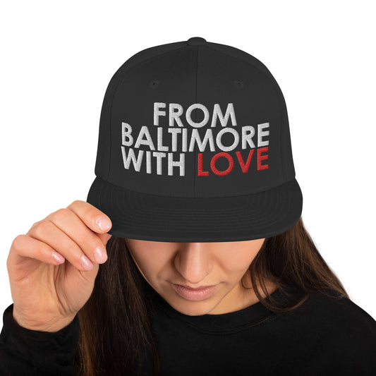 CLASSIC SNAP HAT ( RED) - From Baltimore With Love™