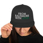 GREEN SNAPBACK HAT - From Baltimore With Love™