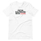 Black Classic T-shirt from Baltimore With Love™ featuring a simple, stylish design and comfortable fit.