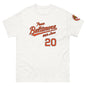 Unisex white O's Fan T-shirt by From Baltimore With Love™ featuring a classic design and front graphic.