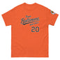 Black O's Fan T-shirt by From Baltimore With Love™ featuring a bold "O's" logo and casual fit.