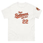 White unisex O's Fan T-shirt from From Baltimore With Love™ with front design, casual classic style, perfect for baseball fans.
