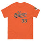 Unisex orange O's Fan T-shirt from From Baltimore With Love™, featuring a classic front design on a comfortable cotton tee.