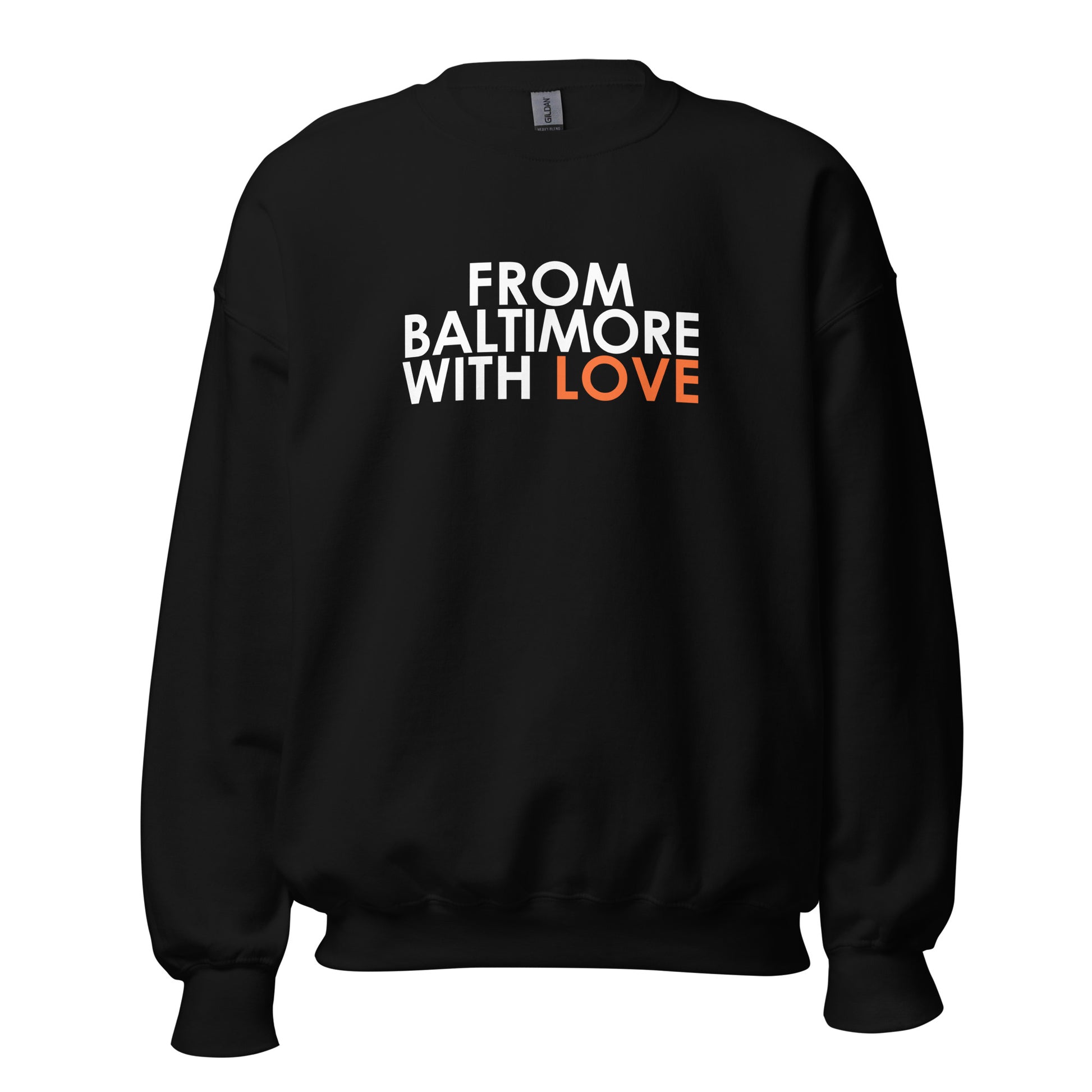ORANGE LOVE CREWNECK - From Baltimore With Love™