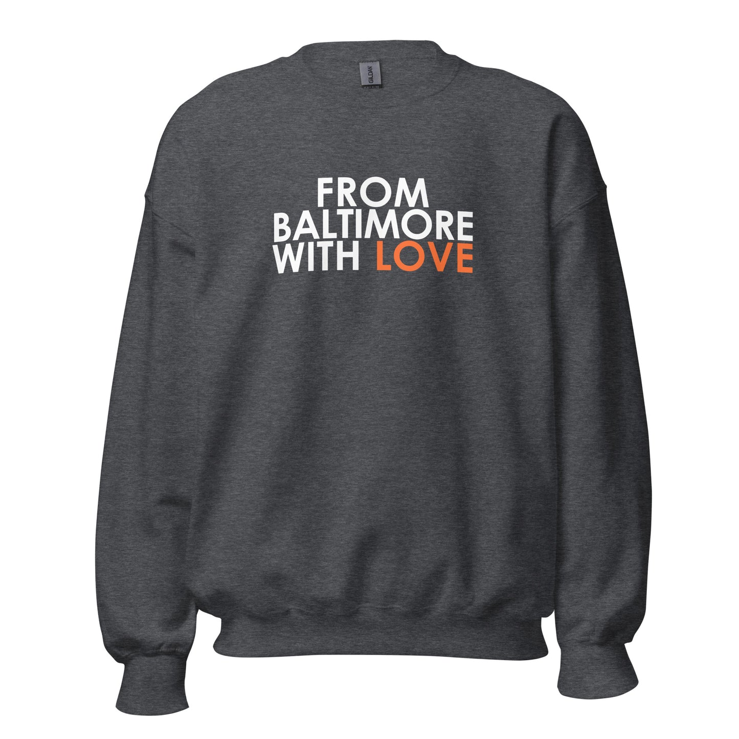 ORANGE LOVE CREWNECK - From Baltimore With Love™