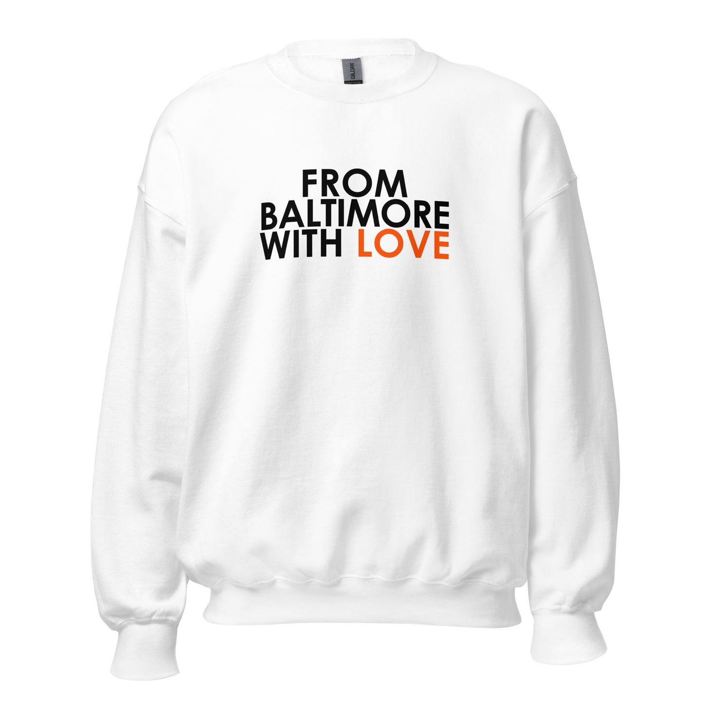 ORANGE LOVE CREWNECK - From Baltimore With Love™