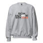 Black Orioles crewneck sweatshirt by From Baltimore With Love™, featuring team logo and comfortable fit.