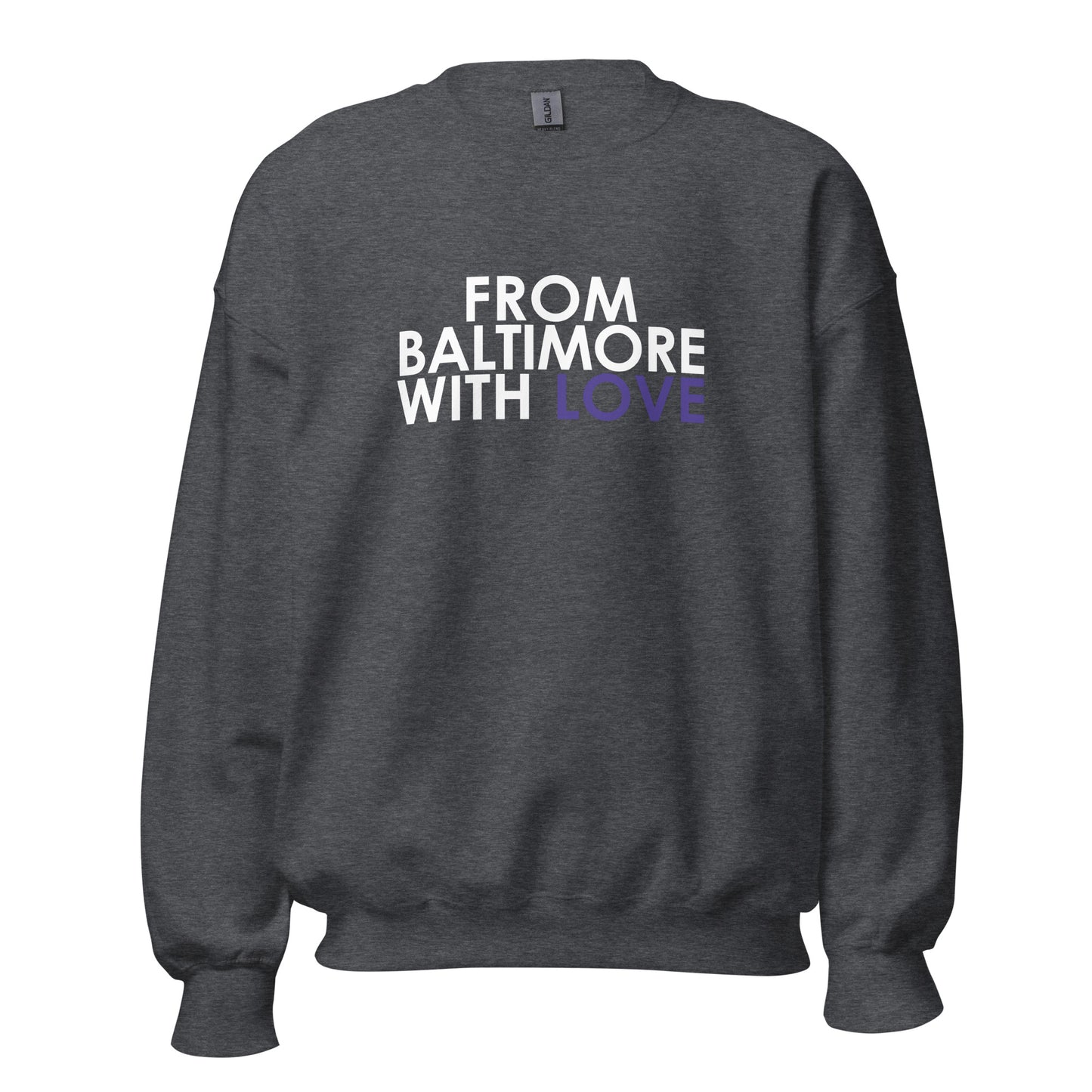 PURPLE LOVE CREWNECK - From Baltimore With Love™