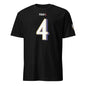 Black Ravens Fan Favorite 4 from Baltimore With Love™ logo and design, featuring the Baltimore Ravens team branding.