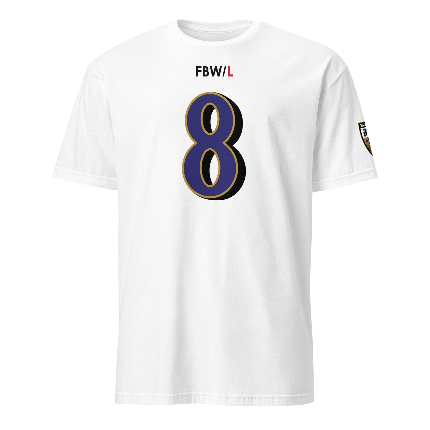 White Ravens Fan Favorite unisex T-shirt by From Baltimore With Love™ featuring a soft, comfortable classic design.