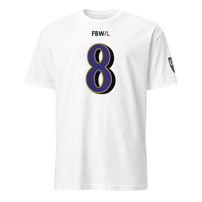 White Ravens Fan Favorite unisex T-shirt by From Baltimore With Love™ featuring a soft, comfortable classic design.