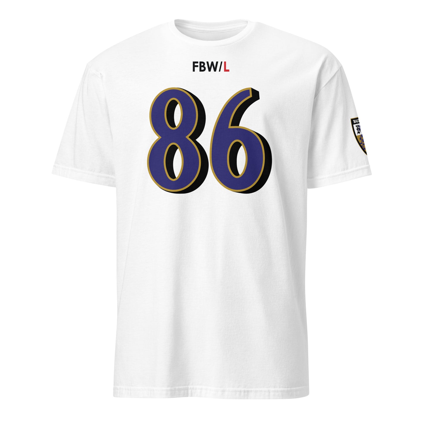 Black Ravens Fan Favorite (86) from Baltimore With Love™ featuring the team logo on a stylish accessory.