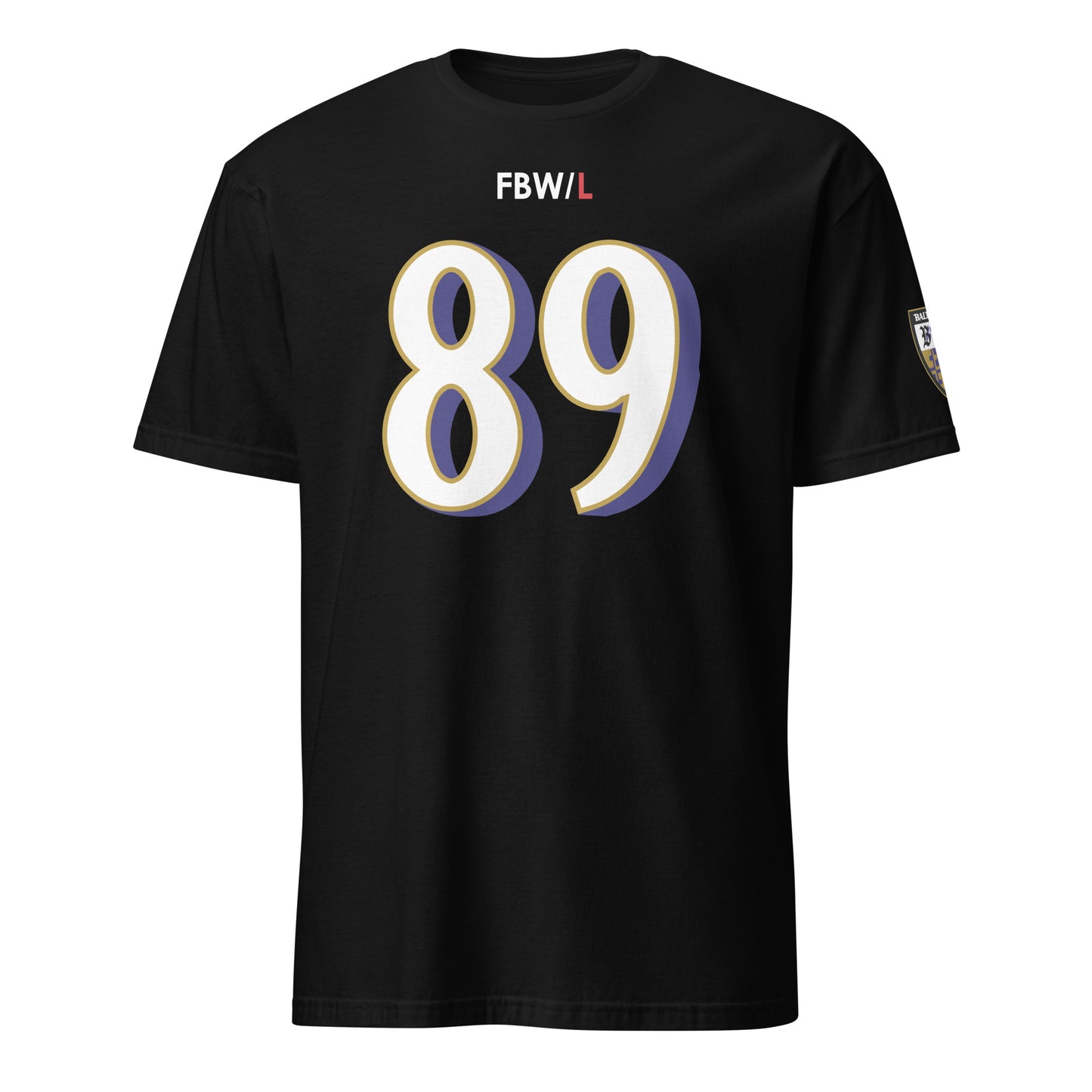 Black Ravens Fan Favorite unisex T-shirt by From Baltimore With Love™, featuring a soft, casual front design.