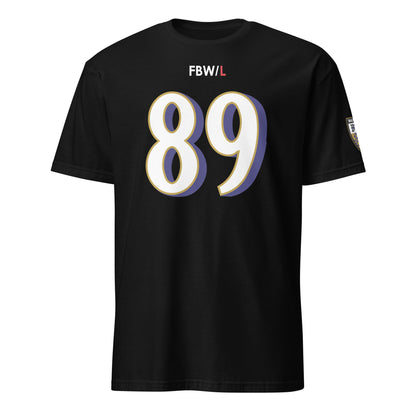 Black Ravens Fan Favorite unisex T-shirt by From Baltimore With Love™, featuring a soft, casual front design.