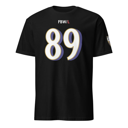 Black Ravens Fan Favorite unisex T-shirt by From Baltimore With Love™, featuring a soft, casual front design.