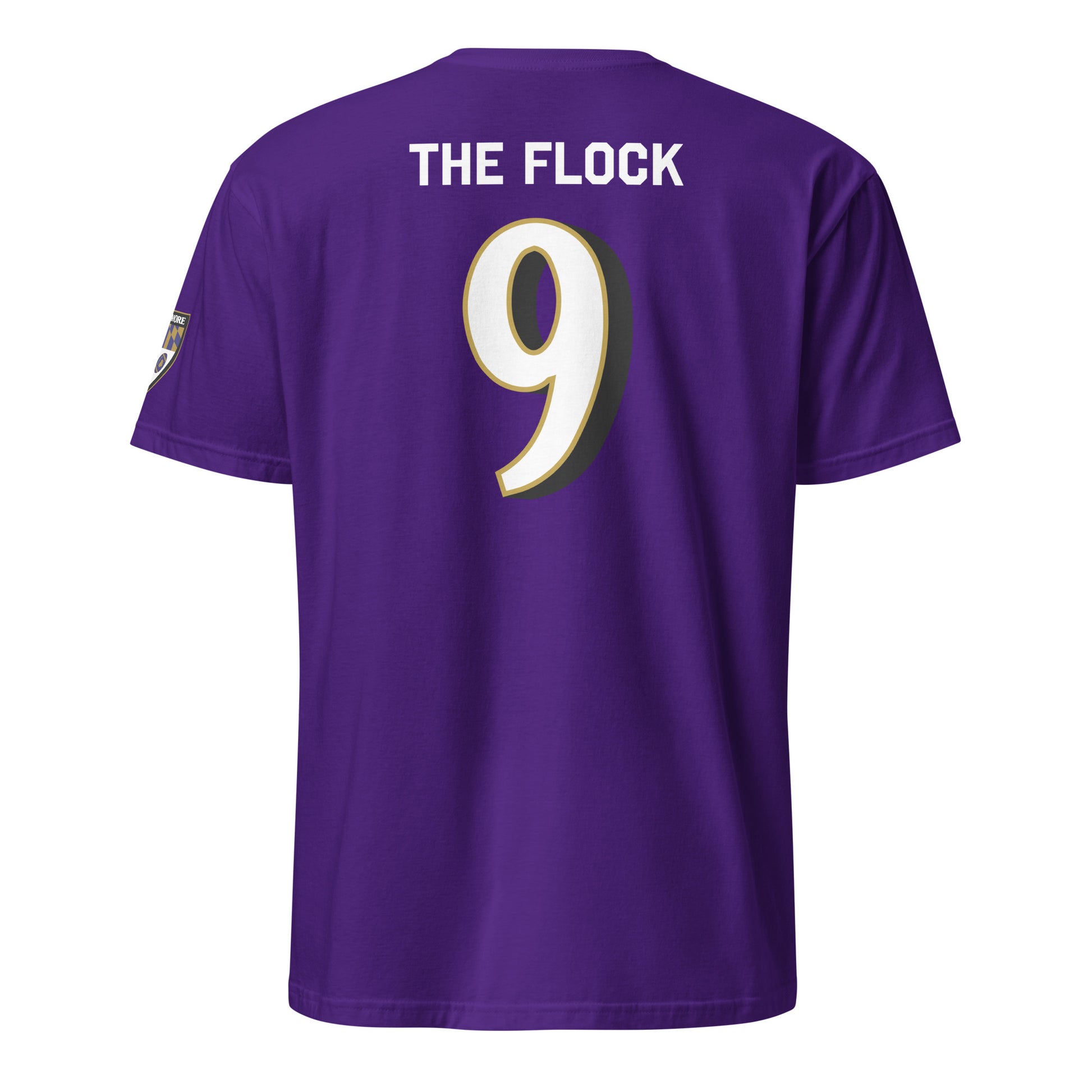 Black Ravens Fan Favorite jersey from Baltimore With Love™, featuring team logo and player number 9.