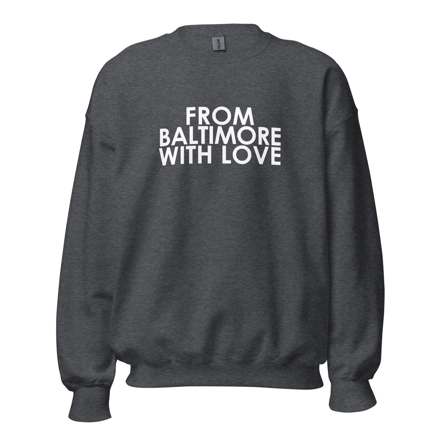 WHITE LOVE CREWNECK - From Baltimore With Love™