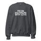 WHITE LOVE CREWNECK - From Baltimore With Love™