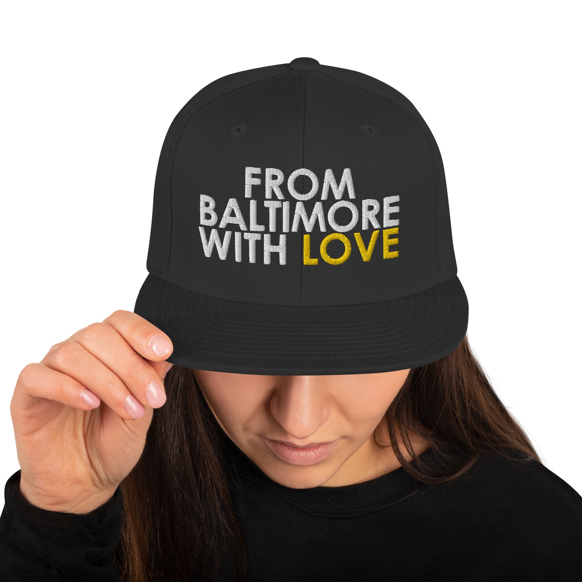 YELLOW SNAPBACK HAT - From Baltimore With Love™
