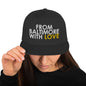 YELLOW SNAPBACK HAT - From Baltimore With Love™