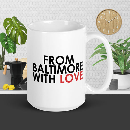 FBWL™ Classic Ceramic Beverage Mug - From Baltimore With Love™