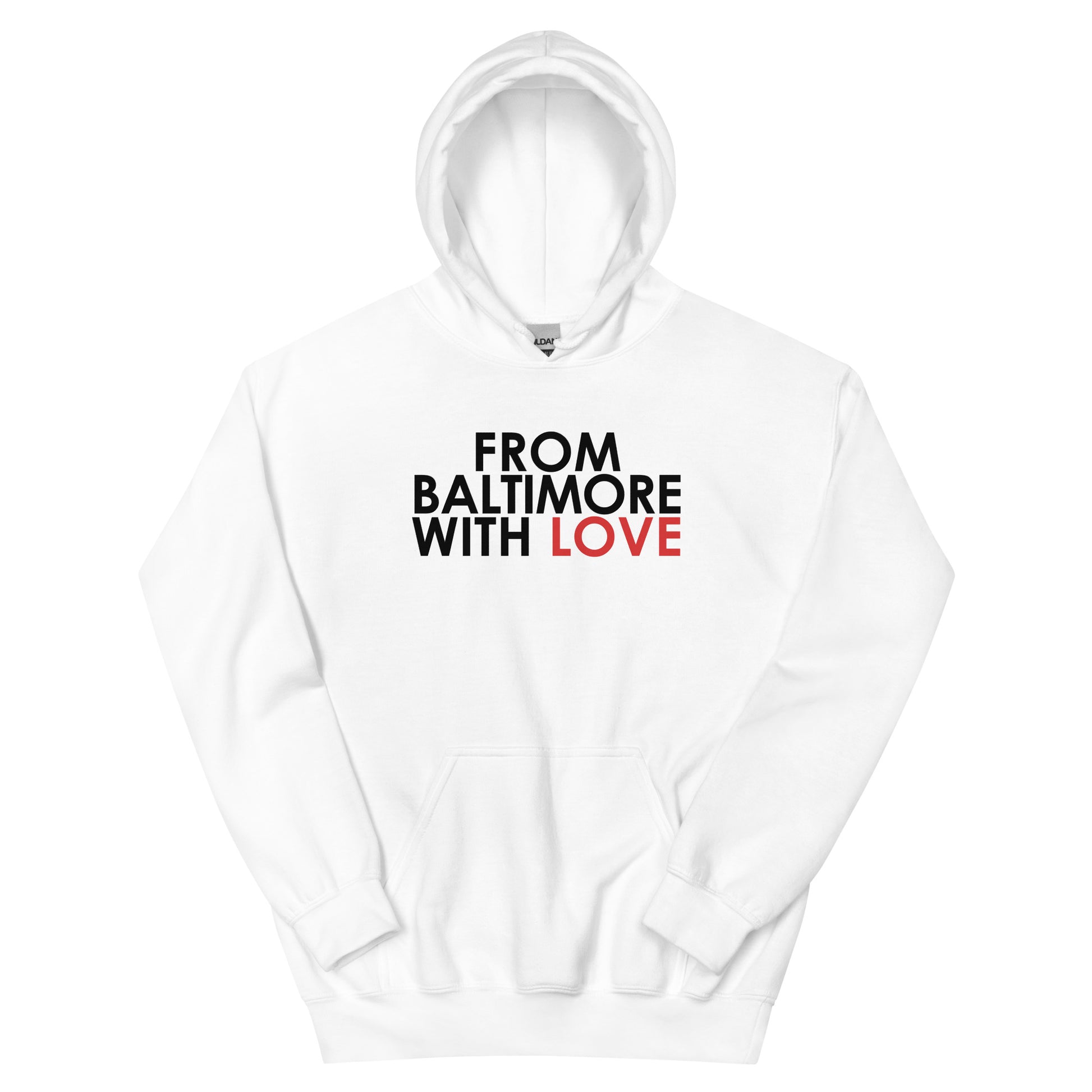 LEARNING TO LIVE MOVEMENT INC Fundraiser x FBWL Classic Unisex Hoodie - White - From Baltimore With Love™