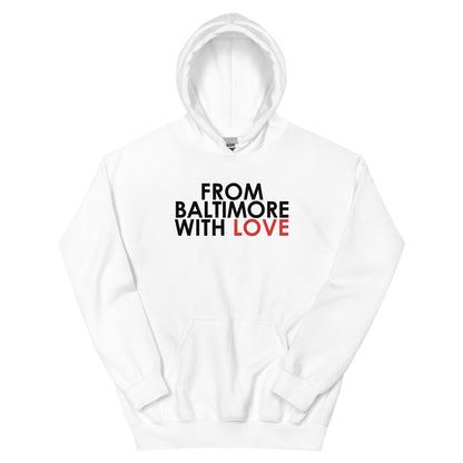 LEARNING TO LIVE MOVEMENT INC Fundraiser x FBWL Classic Unisex Hoodie - White - From Baltimore With Love™