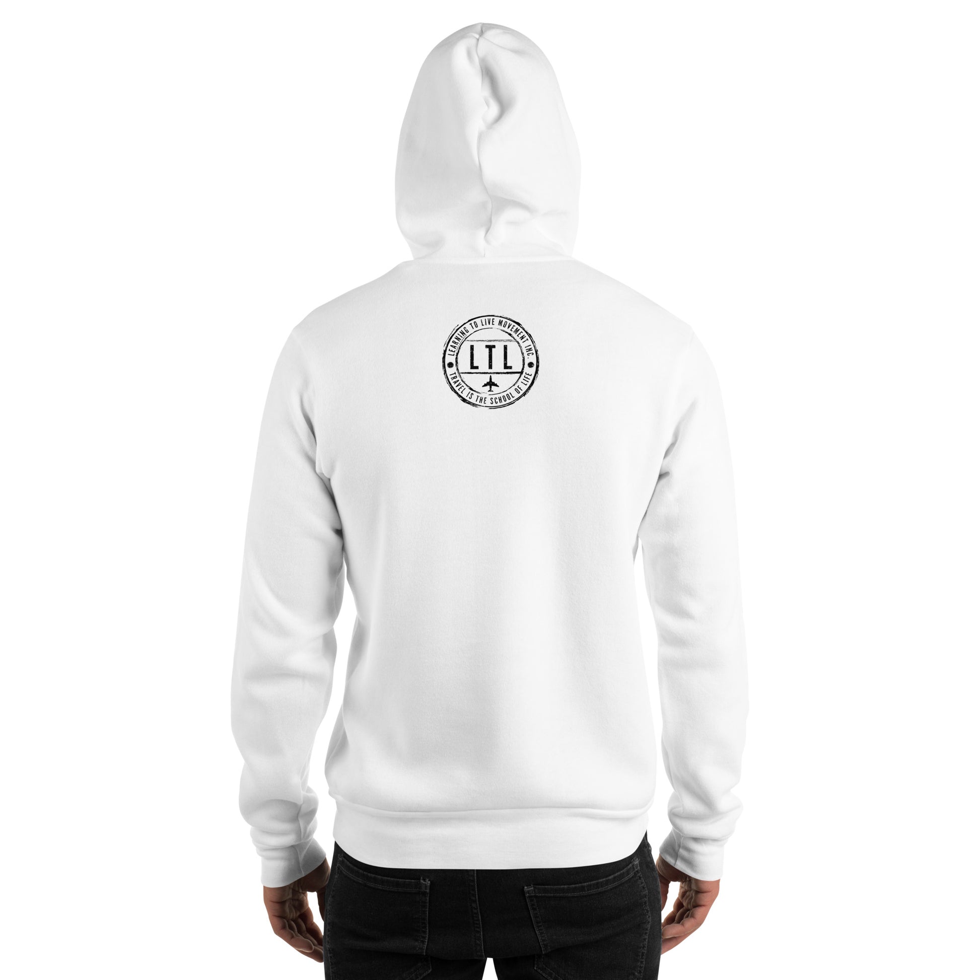 LEARNING TO LIVE MOVEMENT INC Fundraiser x FBWL Classic Unisex Hoodie - White - From Baltimore With Love™