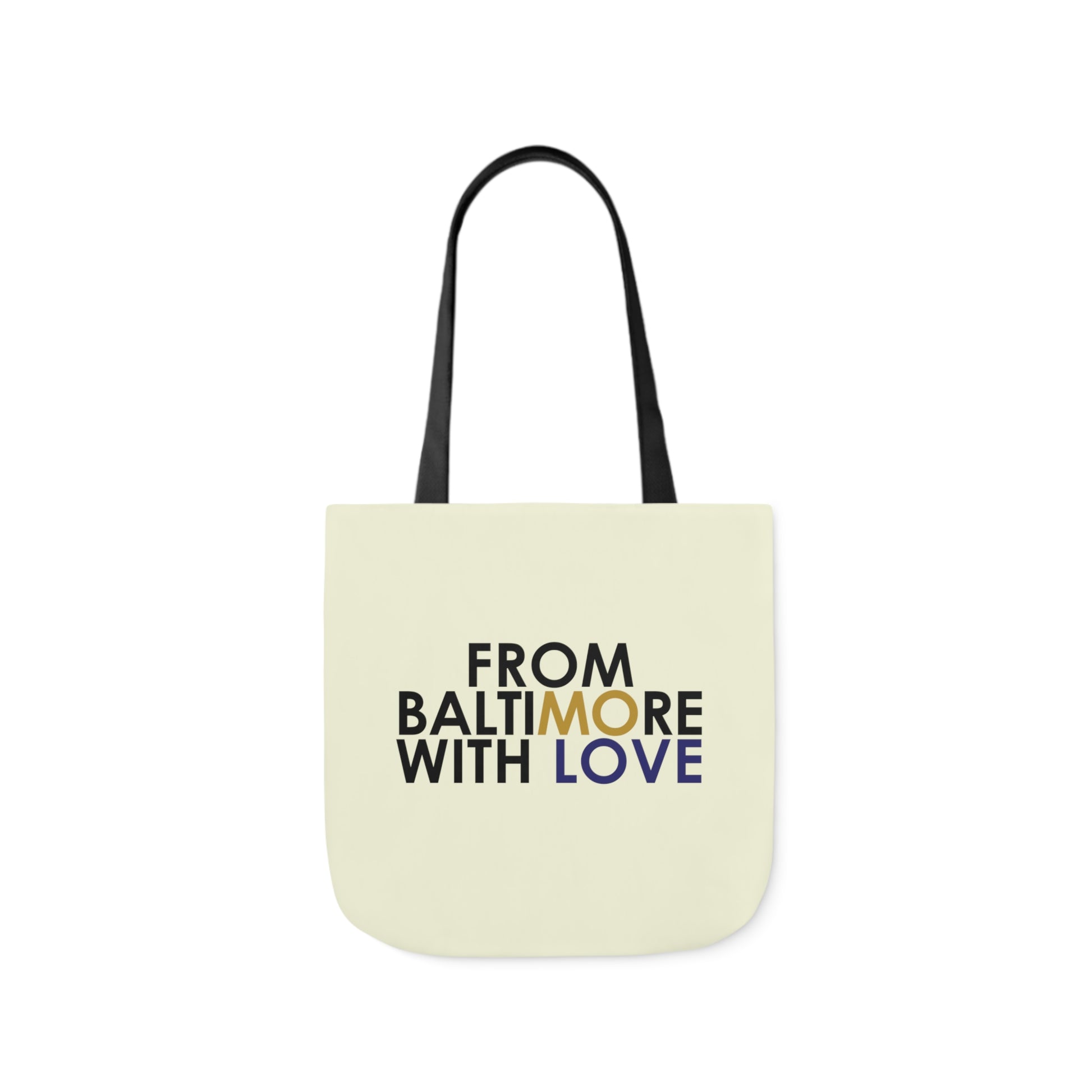 Cream with Black Straps Gold/Purple - From Baltimore With Love™