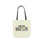 Cream with Black Straps Gold/Purple - From Baltimore With Love™
