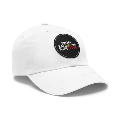 MO Love Dad Hat with Leather Patch (Round) - From Baltimore With Love™