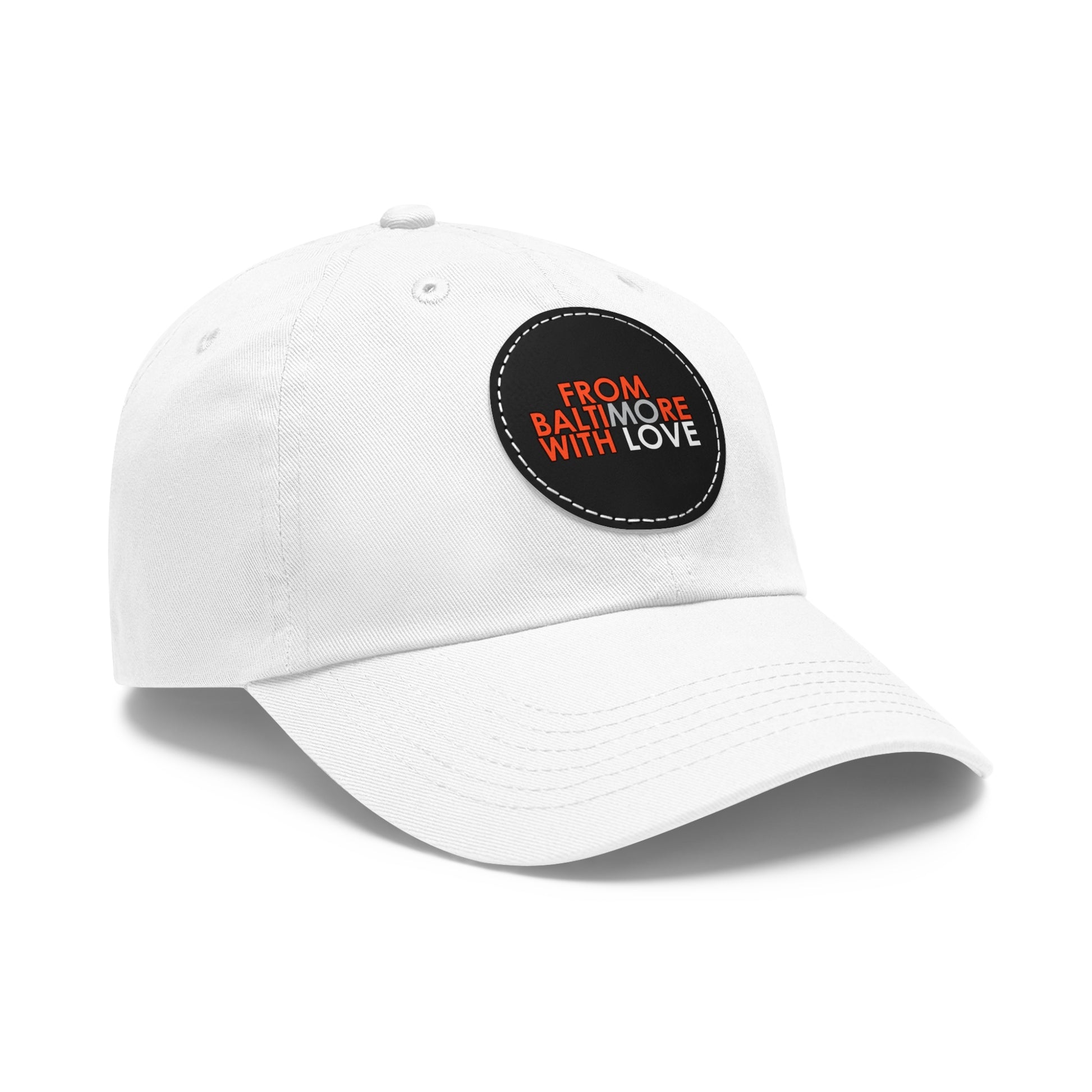 MO Love Dad Hat with Leather Patch (Round) - From Baltimore With Love™