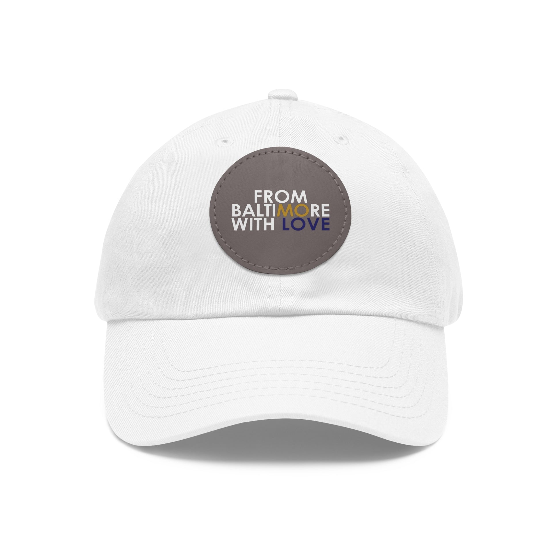 MO Love Dad Hat with Leather Patch (Round) - From Baltimore With Love™