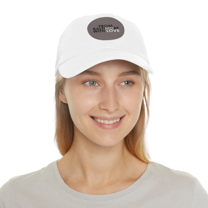MO Love Dad Hat with Leather Patch (Round) - From Baltimore With Love™