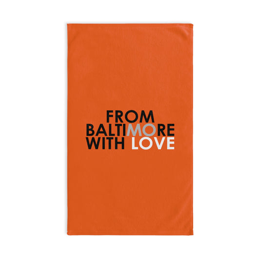 Orioles Hand Towel Orange - From Baltimore With Love™