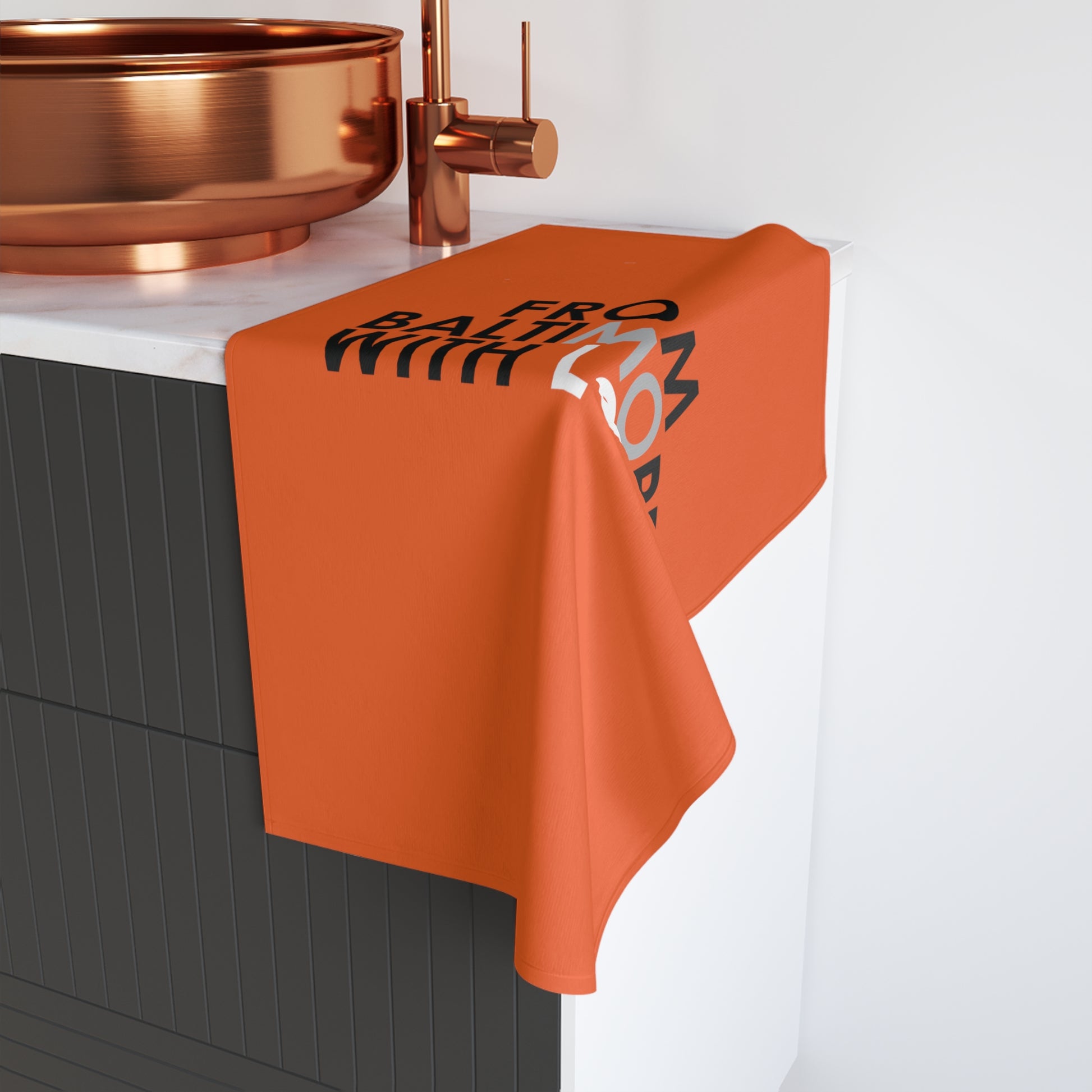 Orioles Hand Towel Orange - From Baltimore With Love™