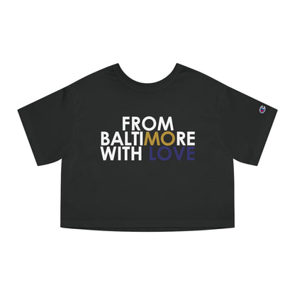 Ravens Cropped T-Shirt Purple - From Baltimore With Love™