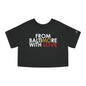 Ravens Cropped T-Shirt- Red Love - From Baltimore With Love™